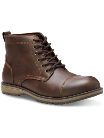 Shop Eastland Jason Mens Chukka Lace-up Ankle Boots In Brown
