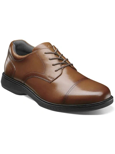 Shop Nunn Bush Kore Pro Mens Leather Lace-up Oxfords In Green