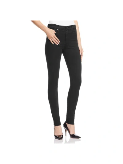 Shop Ag Farrah Womens Sateen Skinny Jeans In Black