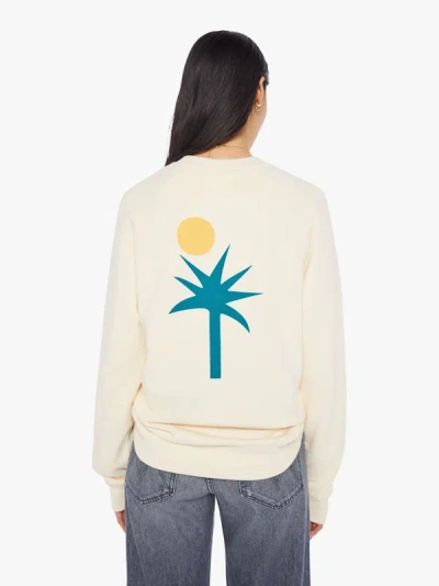 Shop La Paz Cunha Sweatshirt Palm Ecru In Multi
