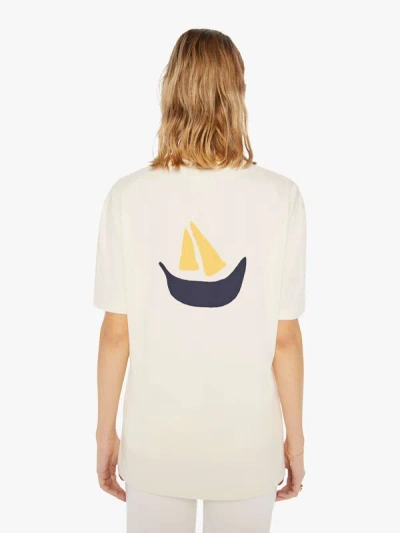 Shop La Paz Dantas T-shirt Boat Ecru T-shirt In Yellow - Size Medium