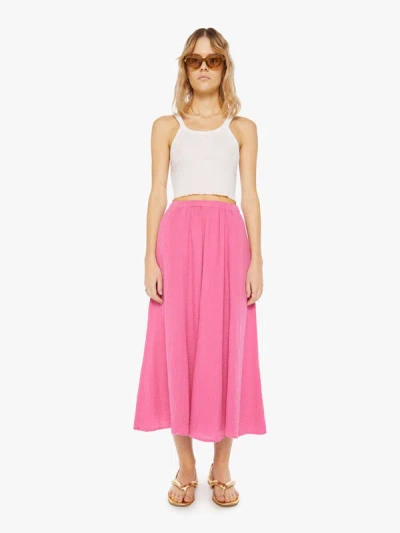 Shop Xirena Deon Skirt Rose Lake In Multi - Size X-large