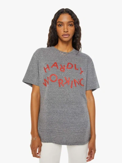 Shop Mother The Buster Hardly Working T-shirt In Grey