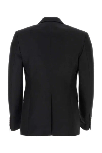 Shop Alexander Mcqueen Jackets And Vests In Black