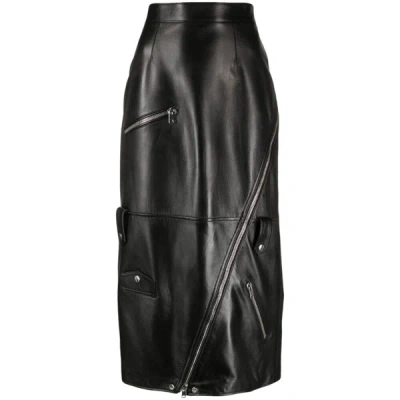 Shop Alexander Mcqueen Skirts In Black