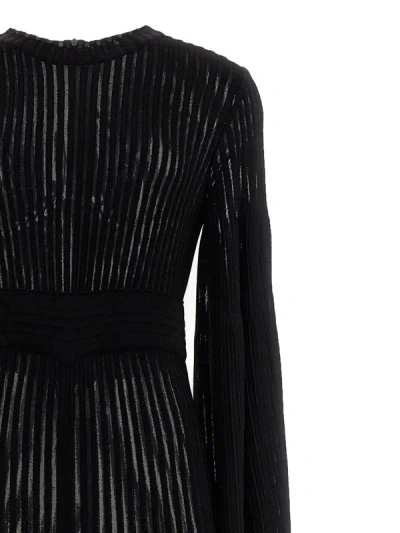 Antonino Valenti Desiree Ribbed Flared-design Jumpsuit In Black