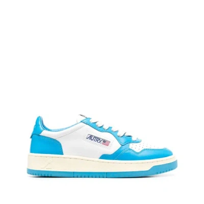Shop Autry Sneakers In Blue/white