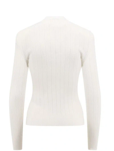 Shop Balmain Sweater In White