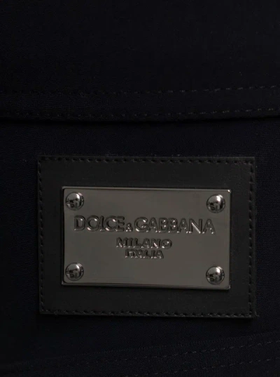 Shop Dolce & Gabbana Black Swim Briefs With Branded Drawstring And Logo Tag In Stretch Polyamide Man