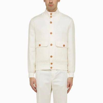 Shop Brunello Cucinelli Lightweight Jacket In And In White