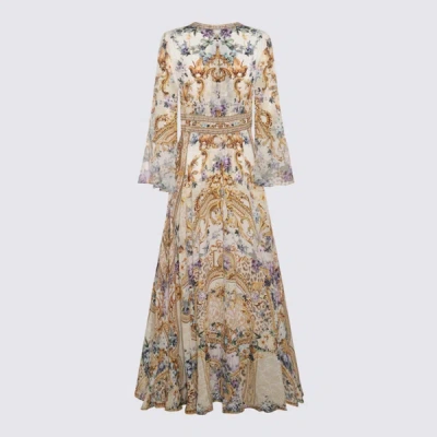 Shop Camilla Multicolor Silk Dress