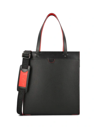 Shop Christian Louboutin Handbags In Black/loubi/black