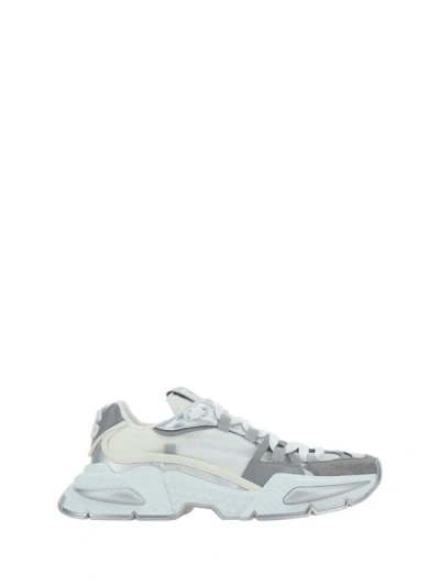 Shop Dolce & Gabbana Sneakers In Argento/bianco