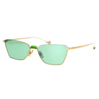 Shop Eyepetizer Sunglasses In Gold