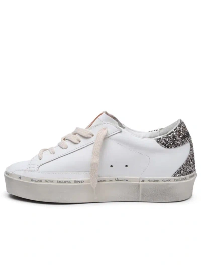 Shop Golden Goose 'hi Star Classic' White Leather Sneakers