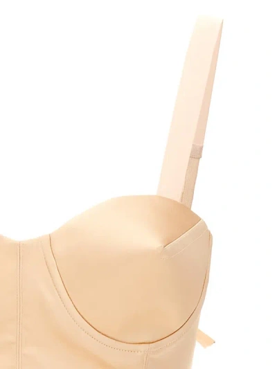 Shop Maison Margiela Toe Cup Bra In Pink