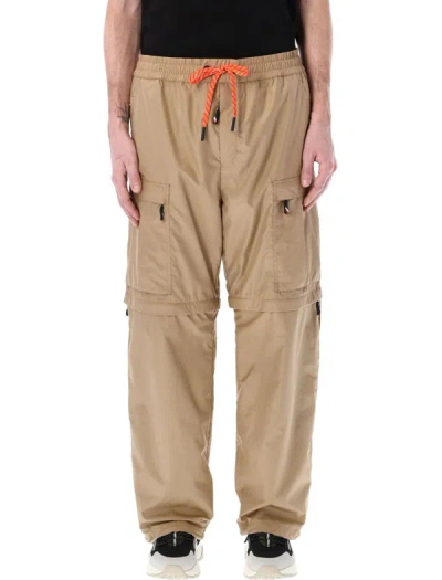 Shop Moncler Grenoble Cargo Trousers In Beige