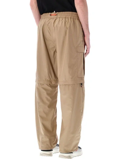 Shop Moncler Grenoble Cargo Trousers In Beige