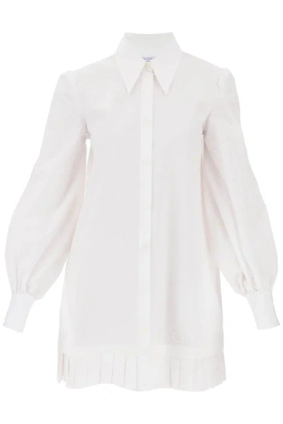 Shop Off-white Mini Shirt Dress