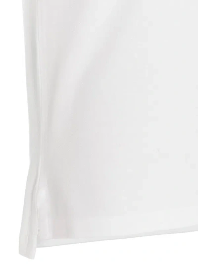 Shop Polo Ralph Lauren Logo Embroidery Polo Shirt In White