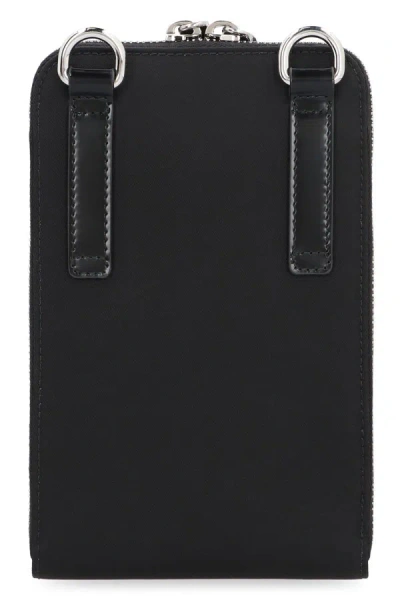 Shop Prada Re-nylon Smartphone Case In Black