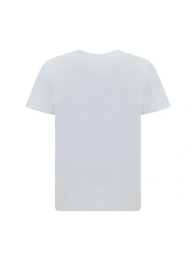 Shop Saint Laurent T-shirts In Blanc