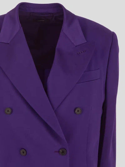 Shop Tom Ford Blazer In Purple