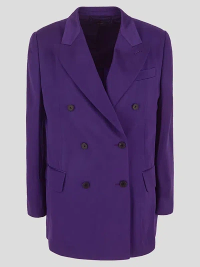 Shop Tom Ford Blazer In Purple