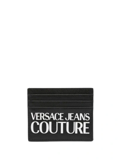 Shop Versace Jeans Couture Wallets In Black