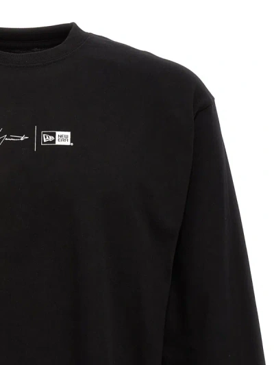 Shop Yohji Yamamoto 'new Era' T-shirt In White/black