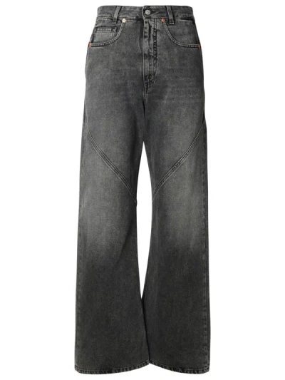 Shop Mm6 Maison Margiela Jeans In Grey