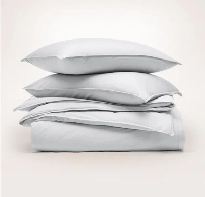 Boll & Branch Organic Signature Vintage Washed Duvet Set In Vintage Sky