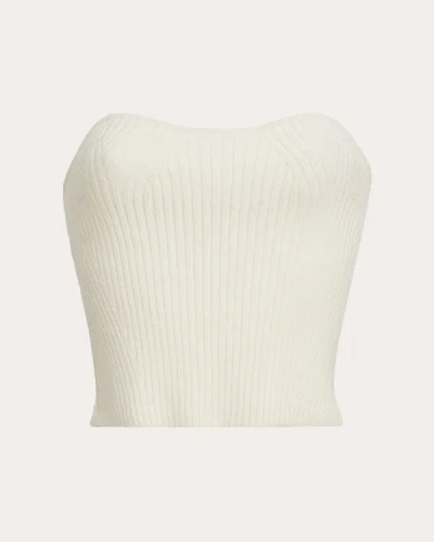 Shop Eleven Six Women's Vida Knit Tube Top In White