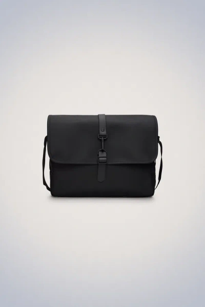 Shop Rains Messenger Bag In Black