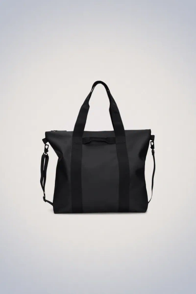 Shop Rains Tote Bag In Black