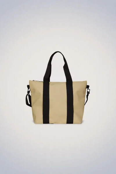 Shop Rains Tote Bag Mini In Sand