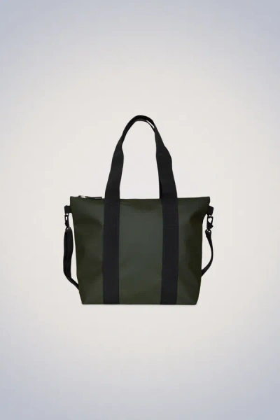 Shop Rains Tote Bag Mini In Green