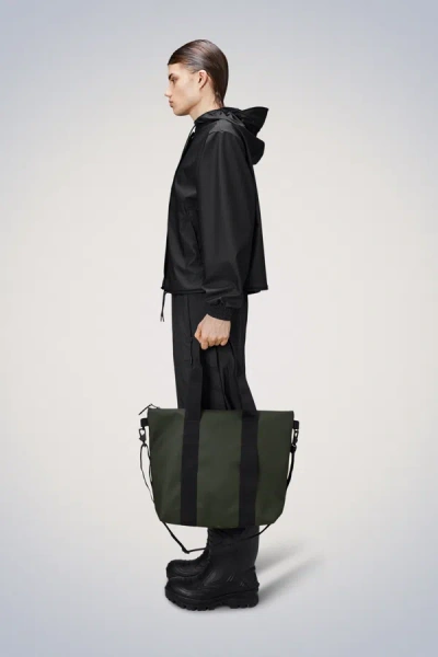 Rains Waterproof Tote Bag In Green