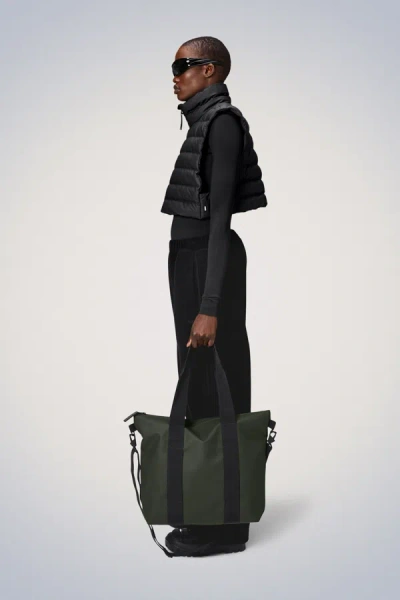 Rains Waterproof Tote Bag In Green