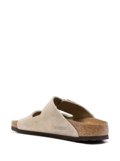 Shop Birkenstock 'arizona' Sandals In Beige