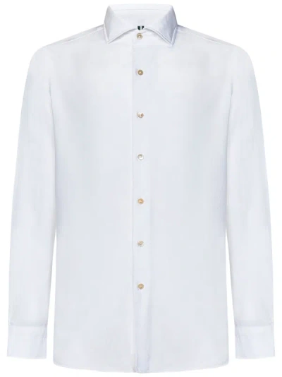 Shop Luigi Borrelli Shirt In Bianco