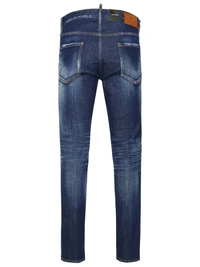 Shop Dsquared2 Cool Guy Blue Cotton Jeans