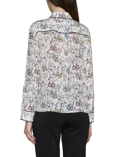 Shop Alice And Olivia Alice + Olivia Shirts In Bisous Stace