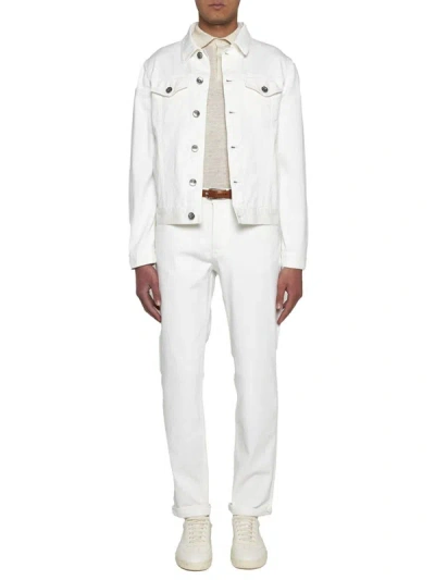 Shop Brunello Cucinelli Coats In White