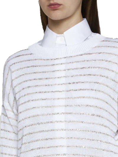 Shop Brunello Cucinelli Sweaters In White