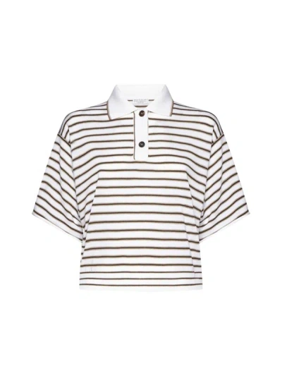 Shop Brunello Cucinelli T-shirts And Polos In Multicolour
