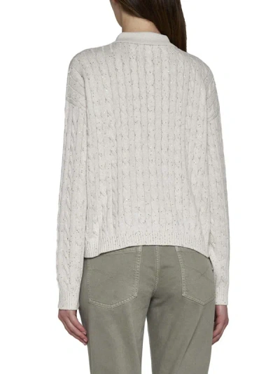 Shop Brunello Cucinelli T-shirts And Polos In Ivory