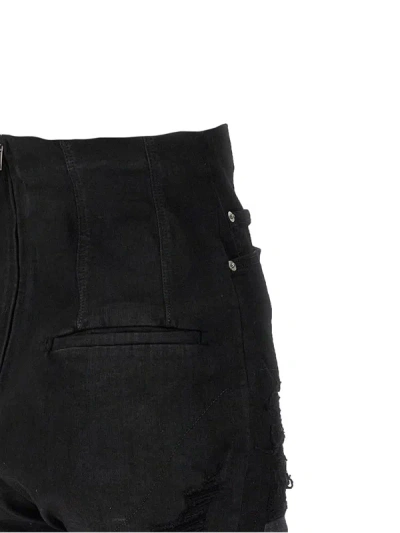 Shop Rick Owens Drkshdw 'dirt Cutoffs' Shorts In Black