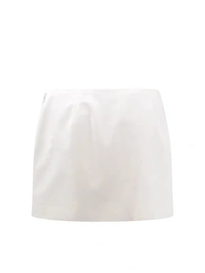 Shop Valentino Skirt In White