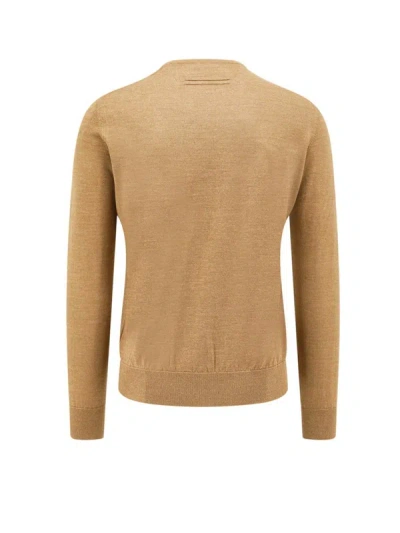 Shop Zegna Sweater In Brown